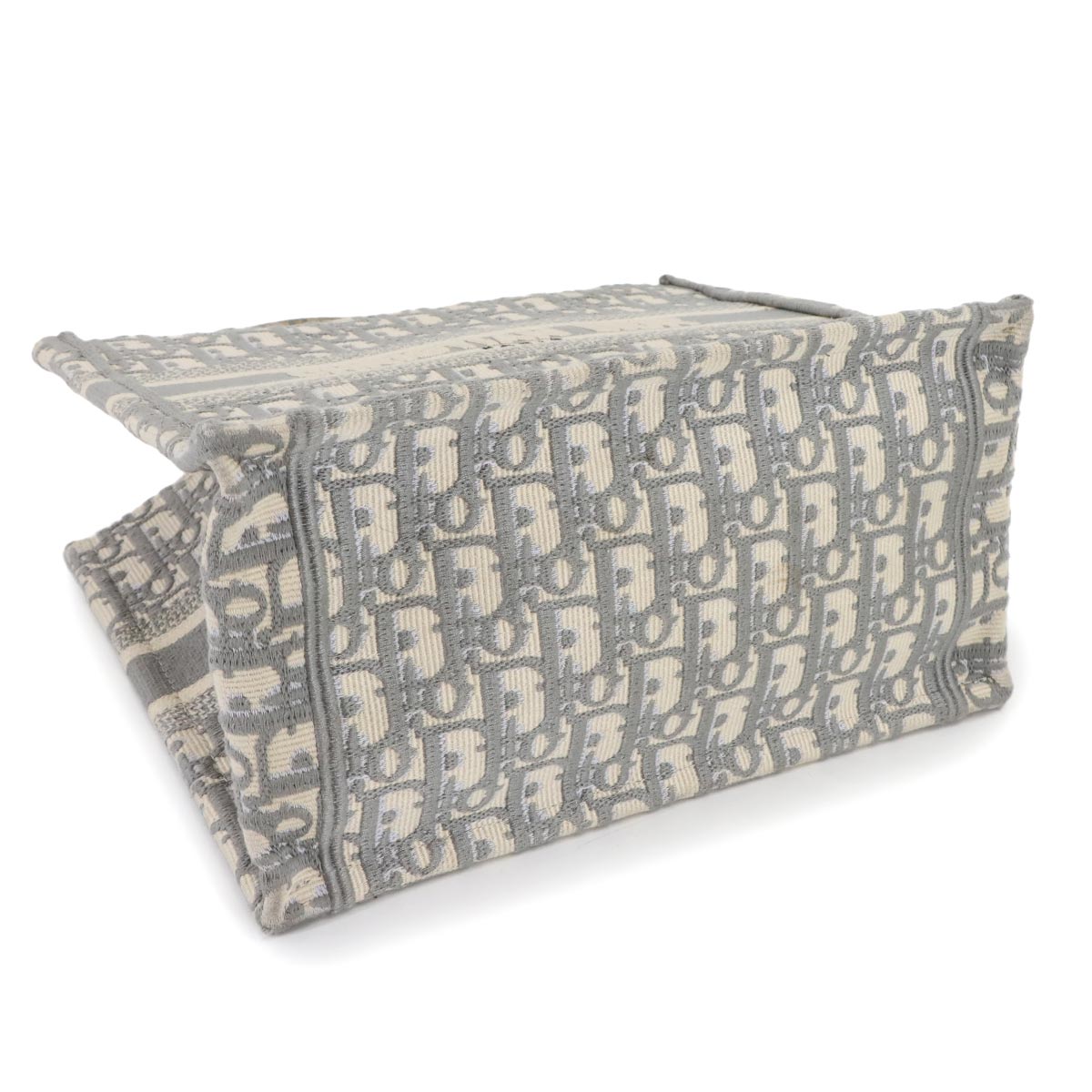 Book Tote Small Bag Oblique Canvas Gray M1265ZRIW