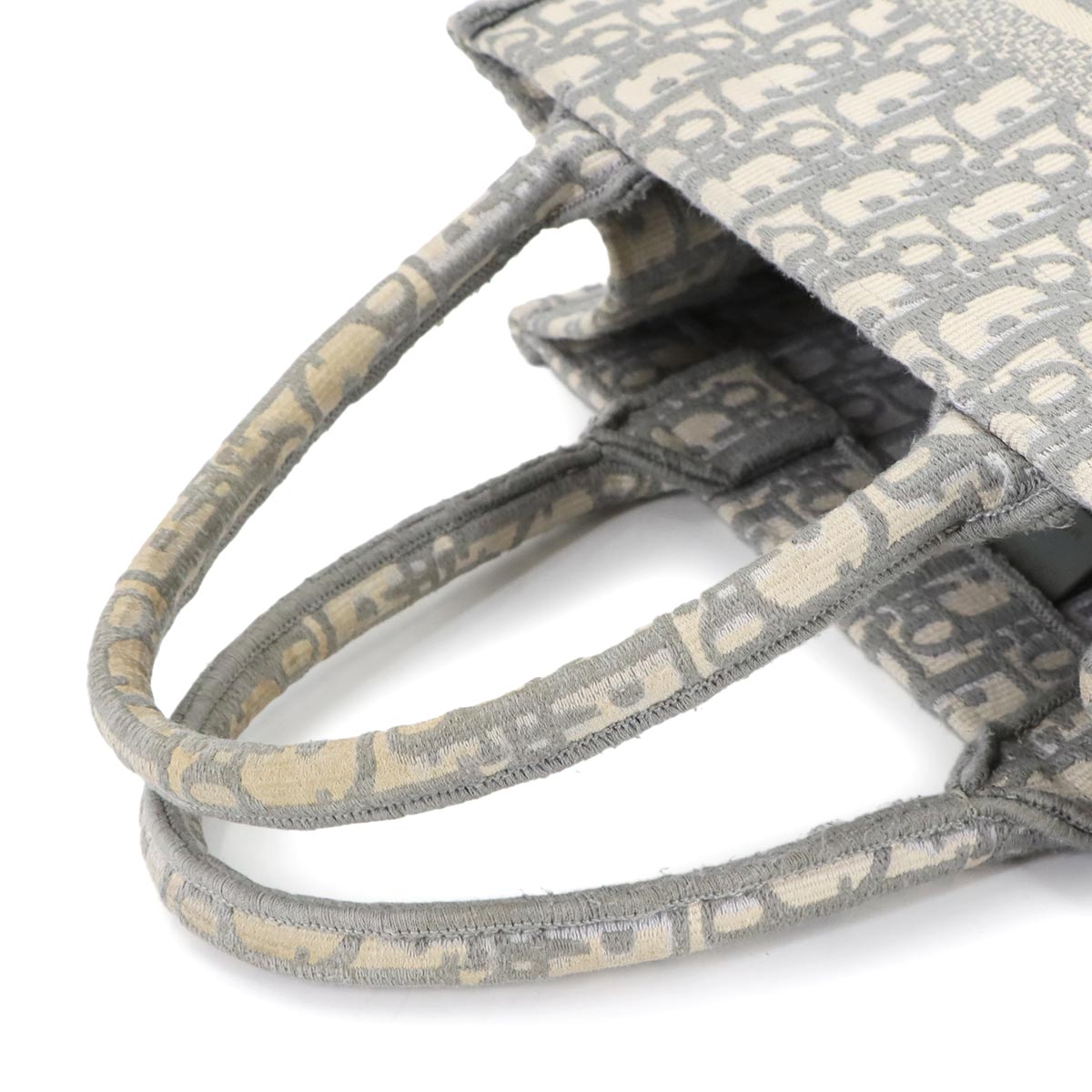 Book Tote Small Bag Oblique Canvas Gray M1265ZRIW