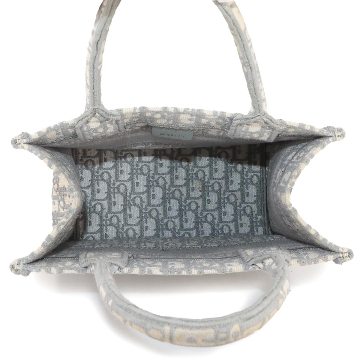 Book Tote Small Bag Oblique Canvas Gray M1265ZRIW