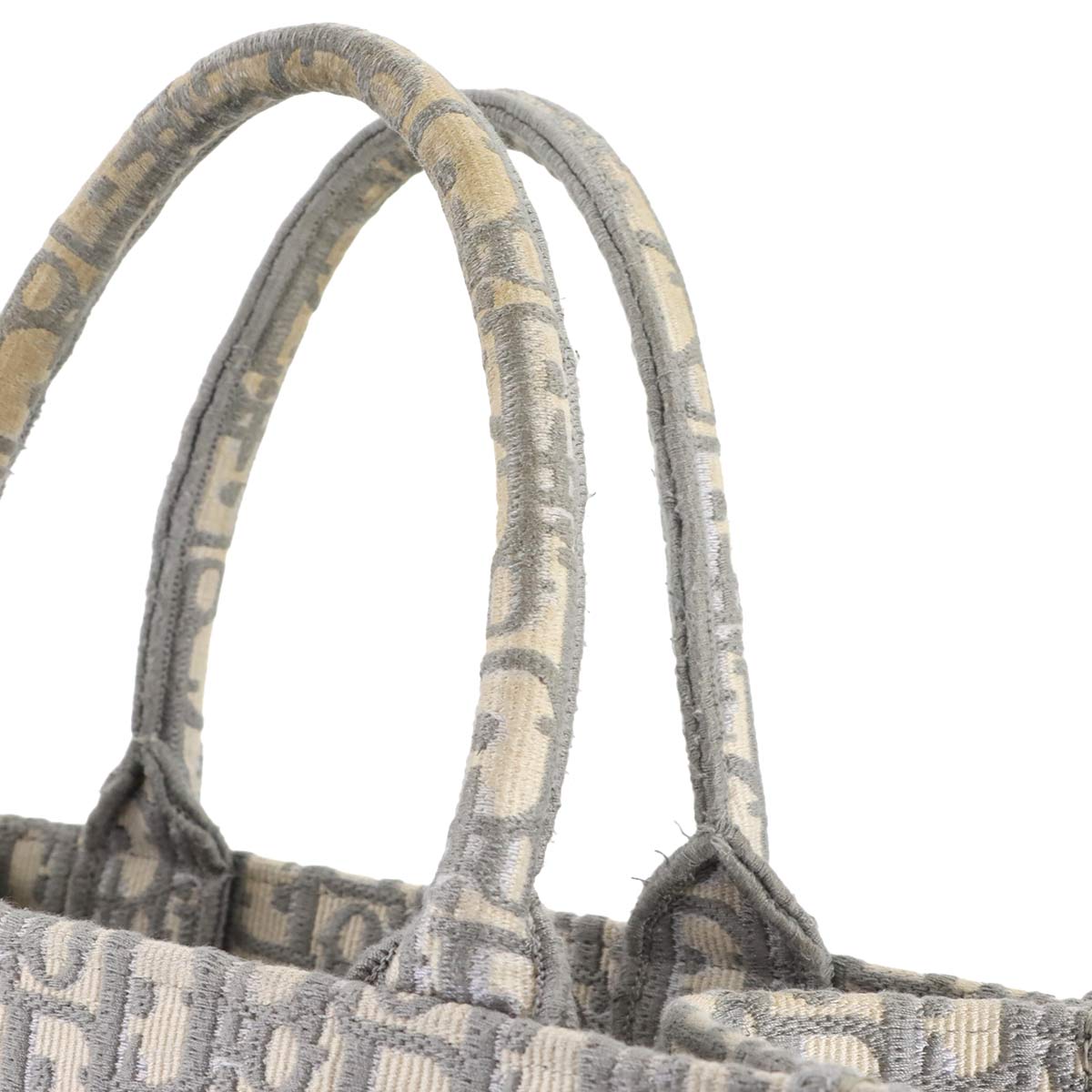 Book Tote Small Bag Oblique Canvas Gray M1265ZRIW