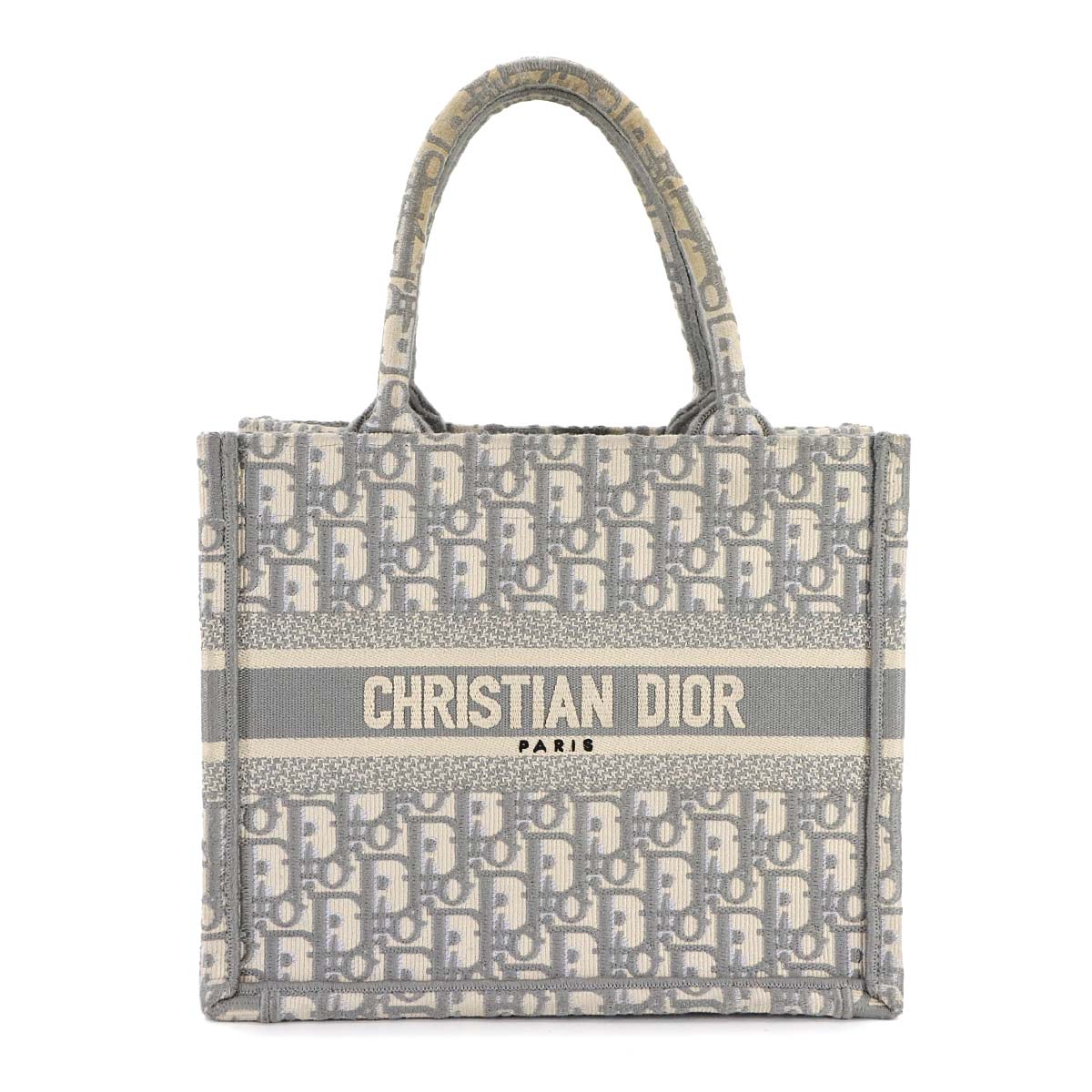 Book Tote Small Bag Oblique Canvas Gray M1265ZRIW