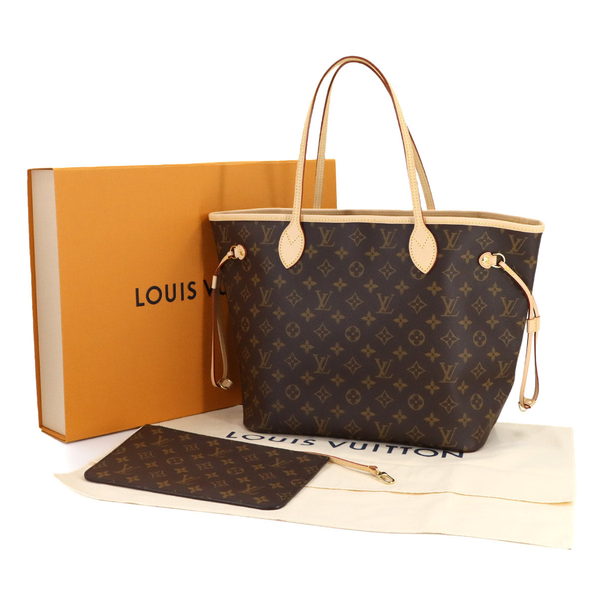 Monogram Neverfull MM Tote Bag Monogram M46975 Purse