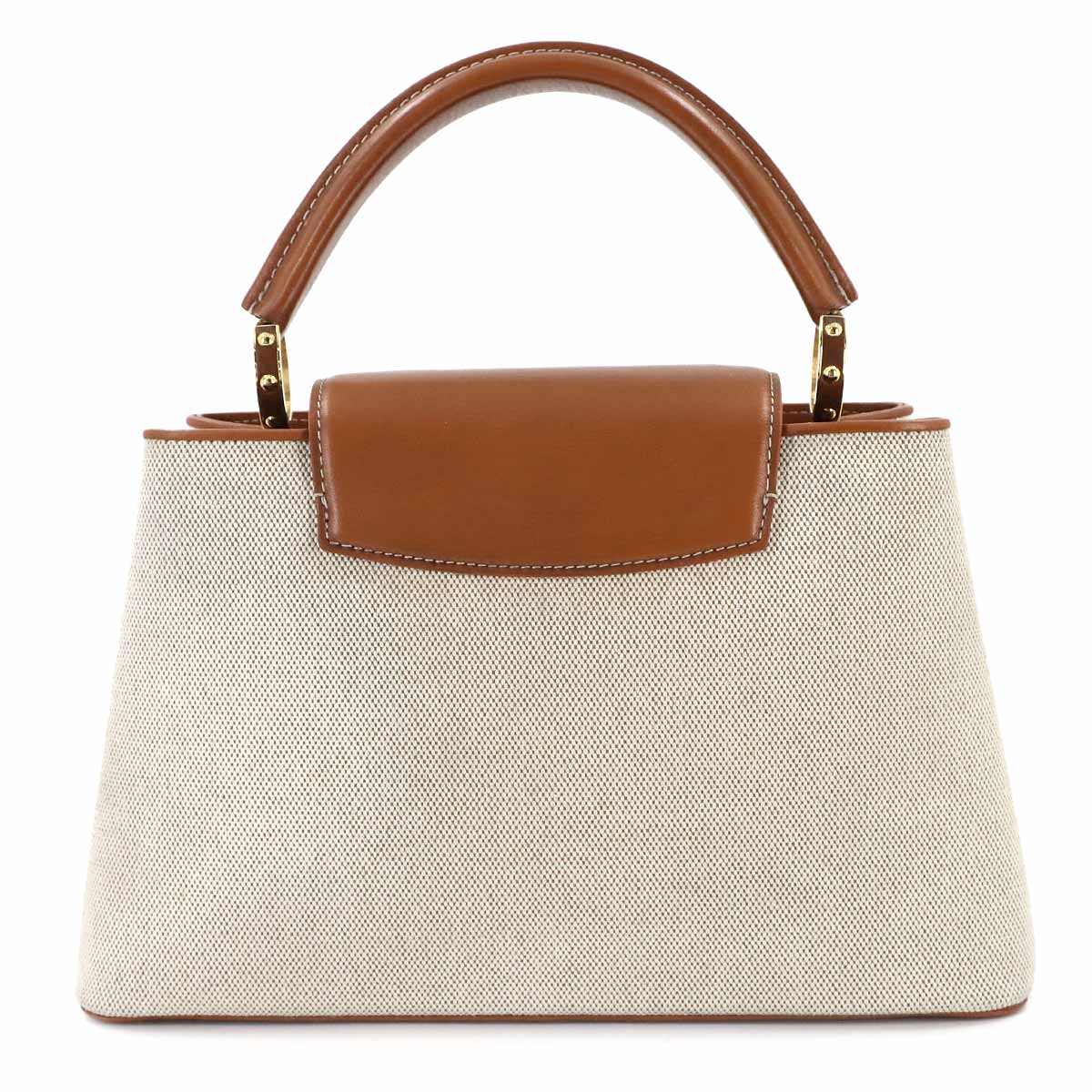 Capucines MM Hand Shoulder Bag Canvas Leather M59969
