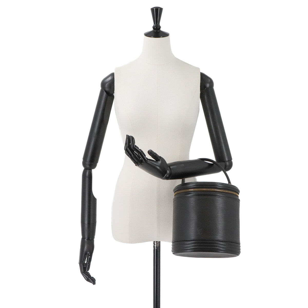 Epi Cannes Hand Bag Leather Noir Black M48032 Purse