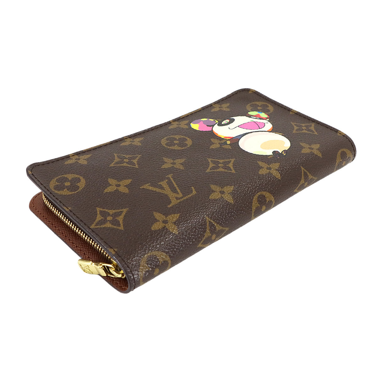 Monogram Panda Porte Monnaie Zip Long Wallet M61729