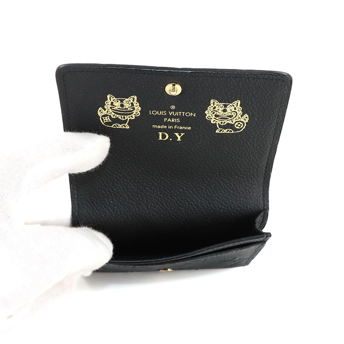 Monogram Empreint Enveloppe Carte de Visite Card Case