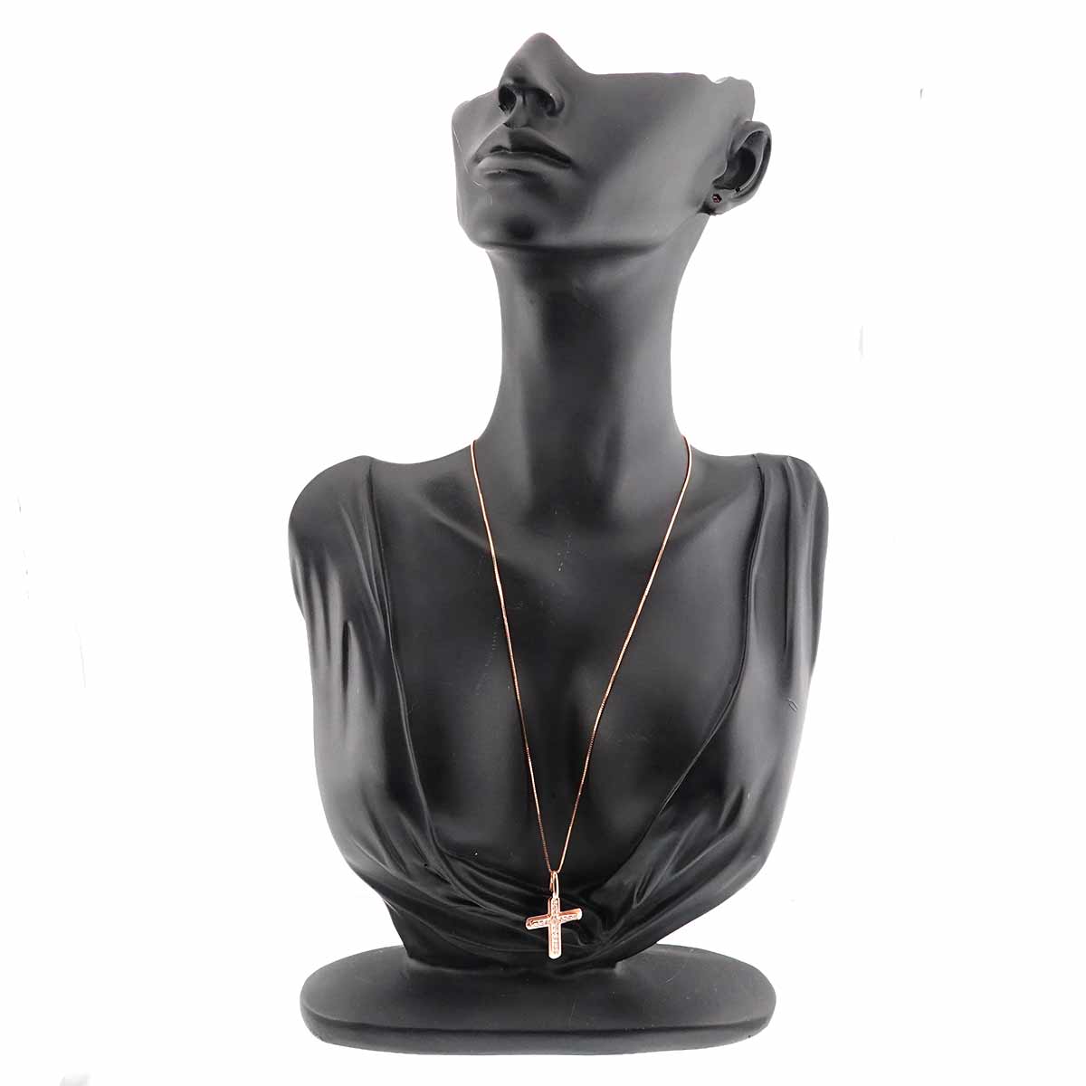 Diamond 0.20ct Necklace 18K K18 PG Pink Gold