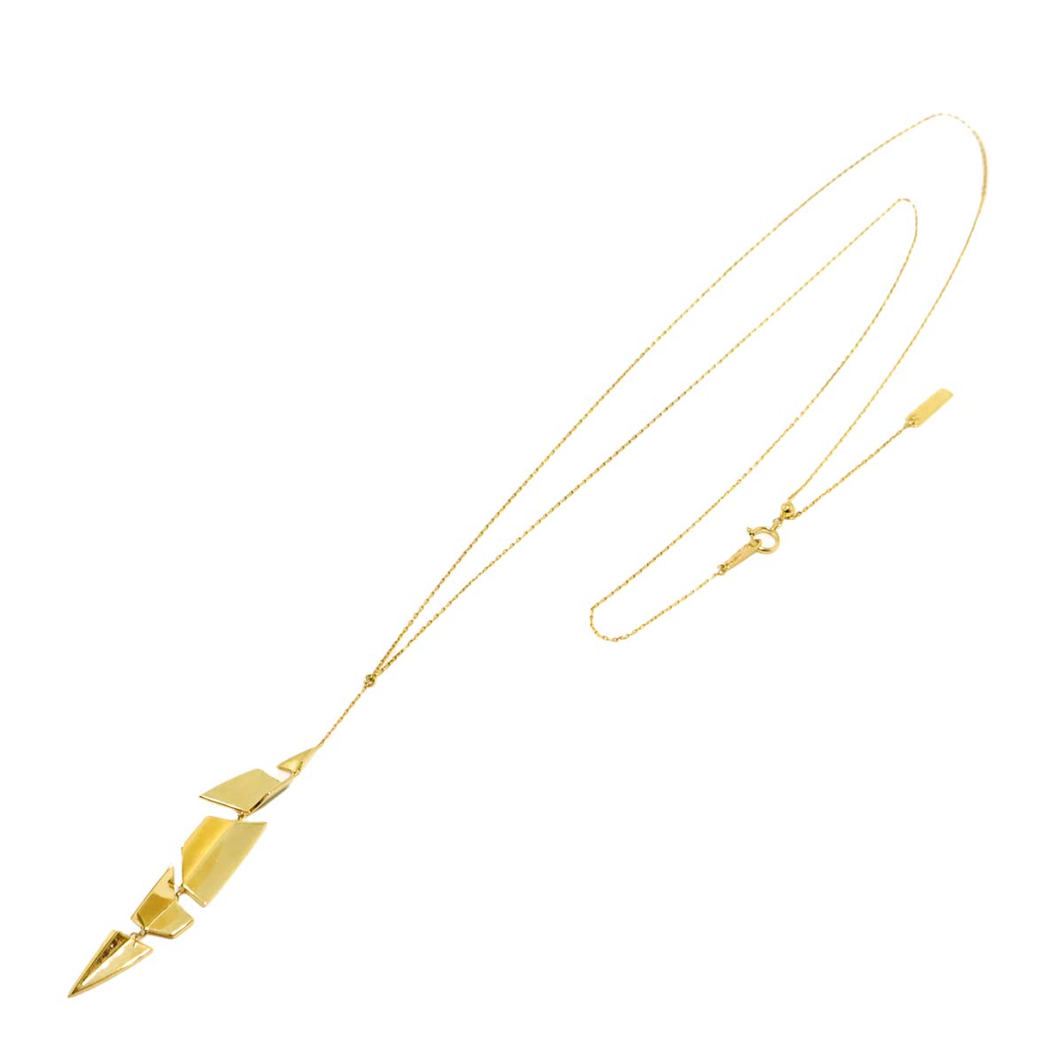 Diamond 0.04ct Necklace K18 YG 750