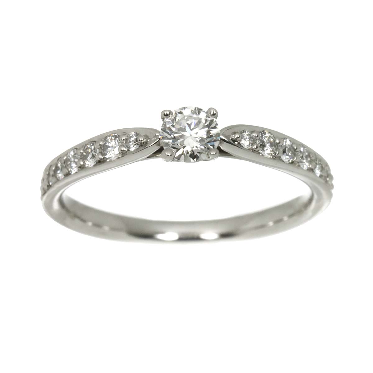 Harmony Diamond 0.19ct Ring Pt Size5.25-5.5(US)