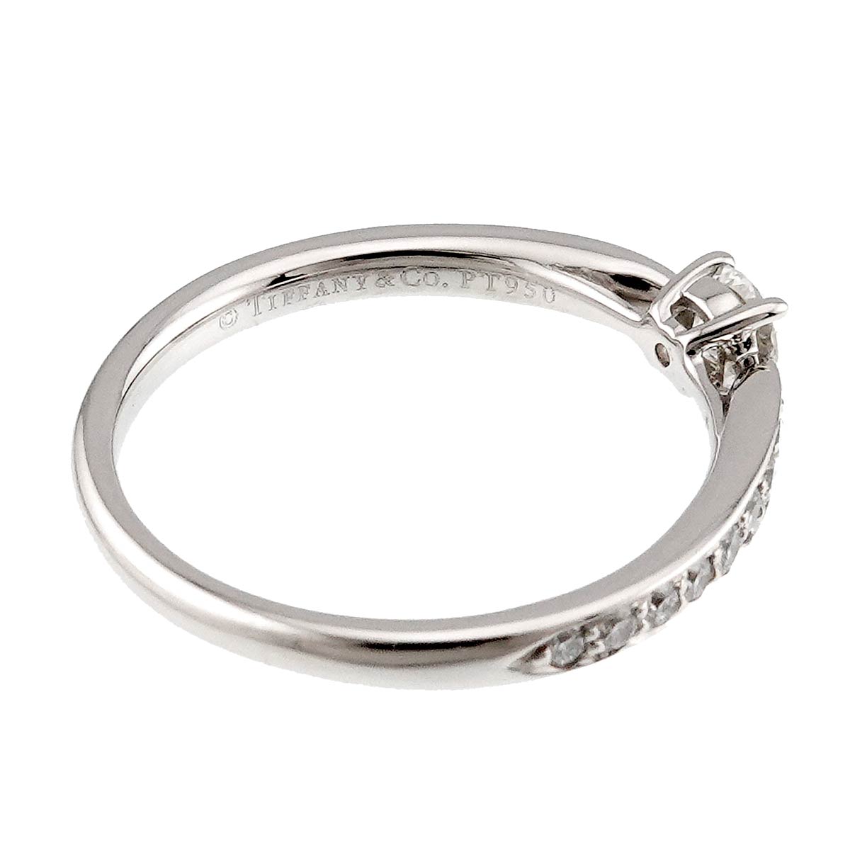 Harmony Diamond 0.19ct Ring Pt Size5.25-5.5(US)