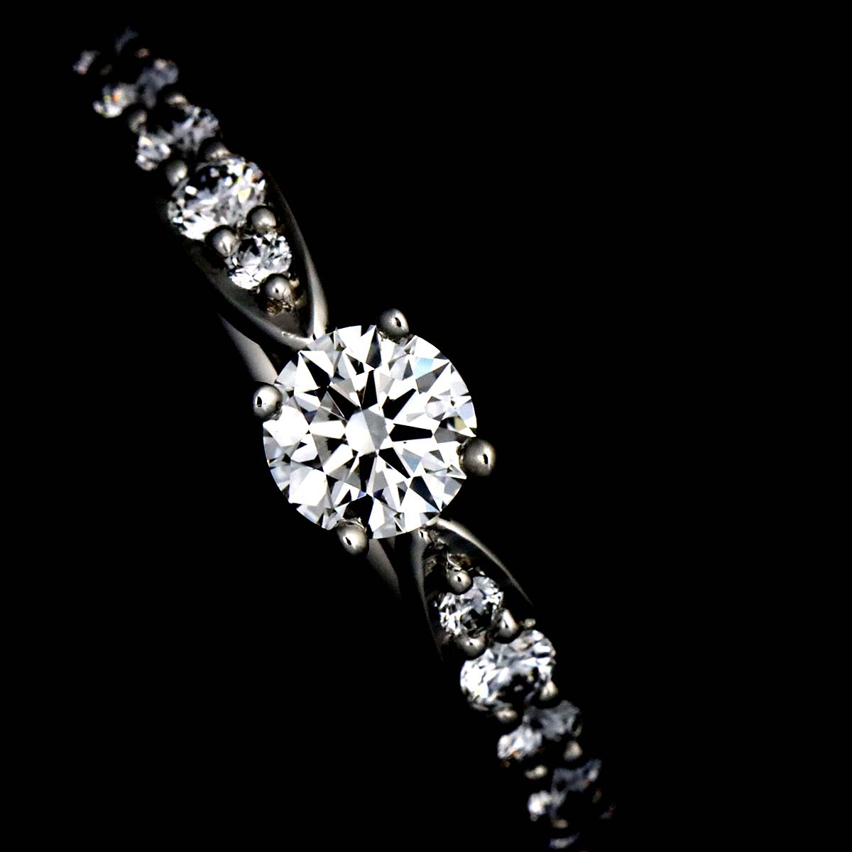 Harmony Diamond 0.19ct Ring Pt Size5.25-5.5(US)