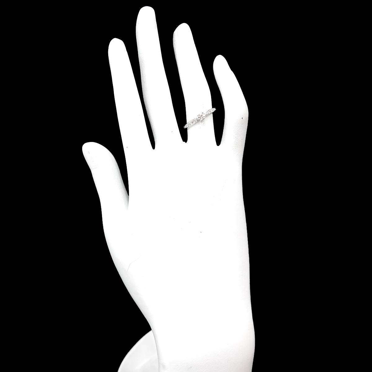 Harmony Diamond 0.19ct Ring Pt Size5.25-5.5(US)