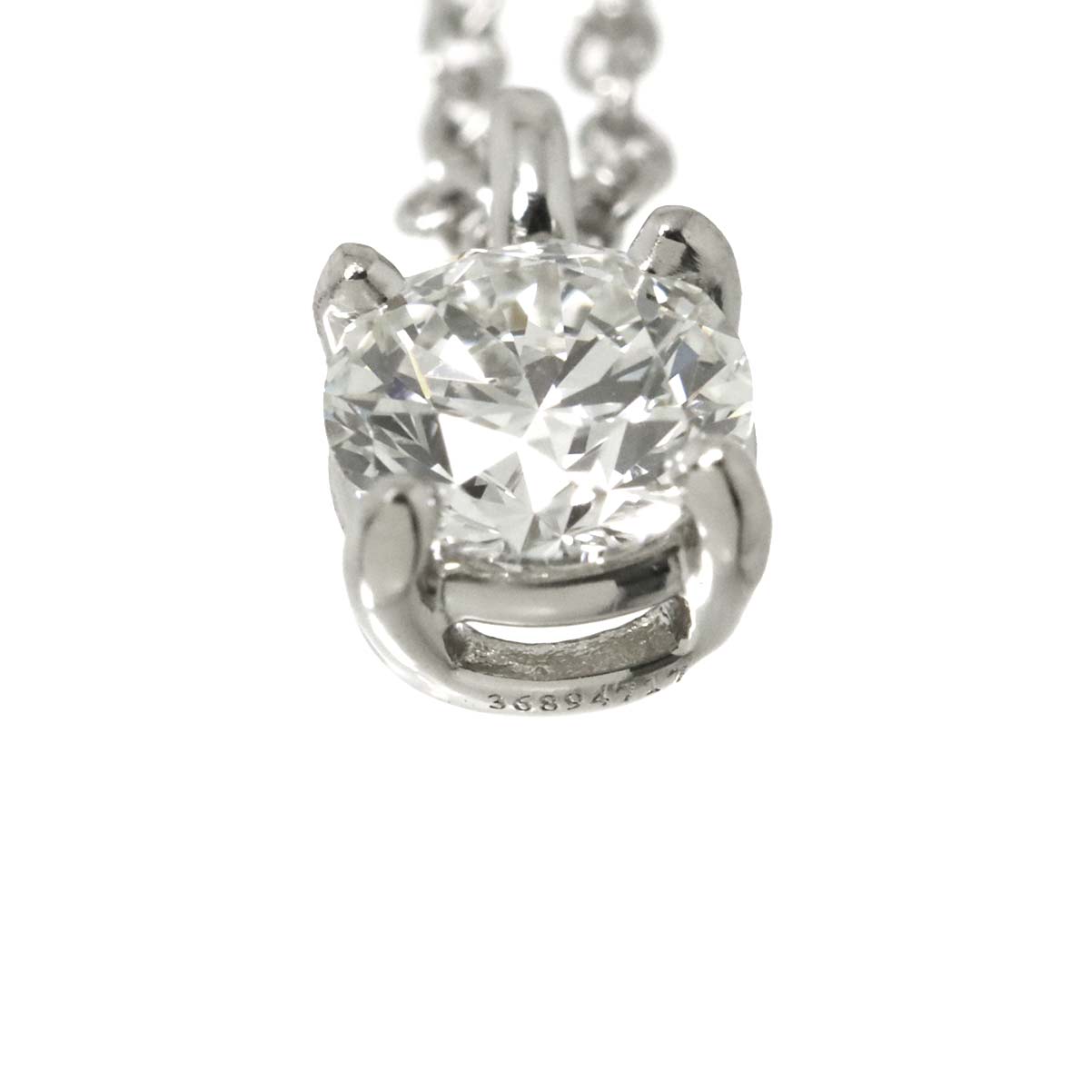 Diamond 0.30ct H/VS2/3EX Necklace Platinum