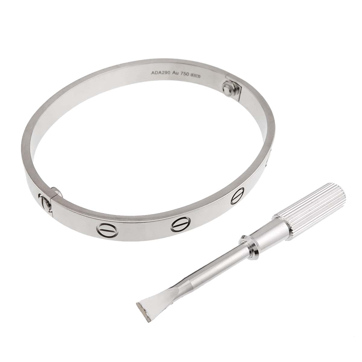 Love Bracelet Bangle 18K WG 750 Size17