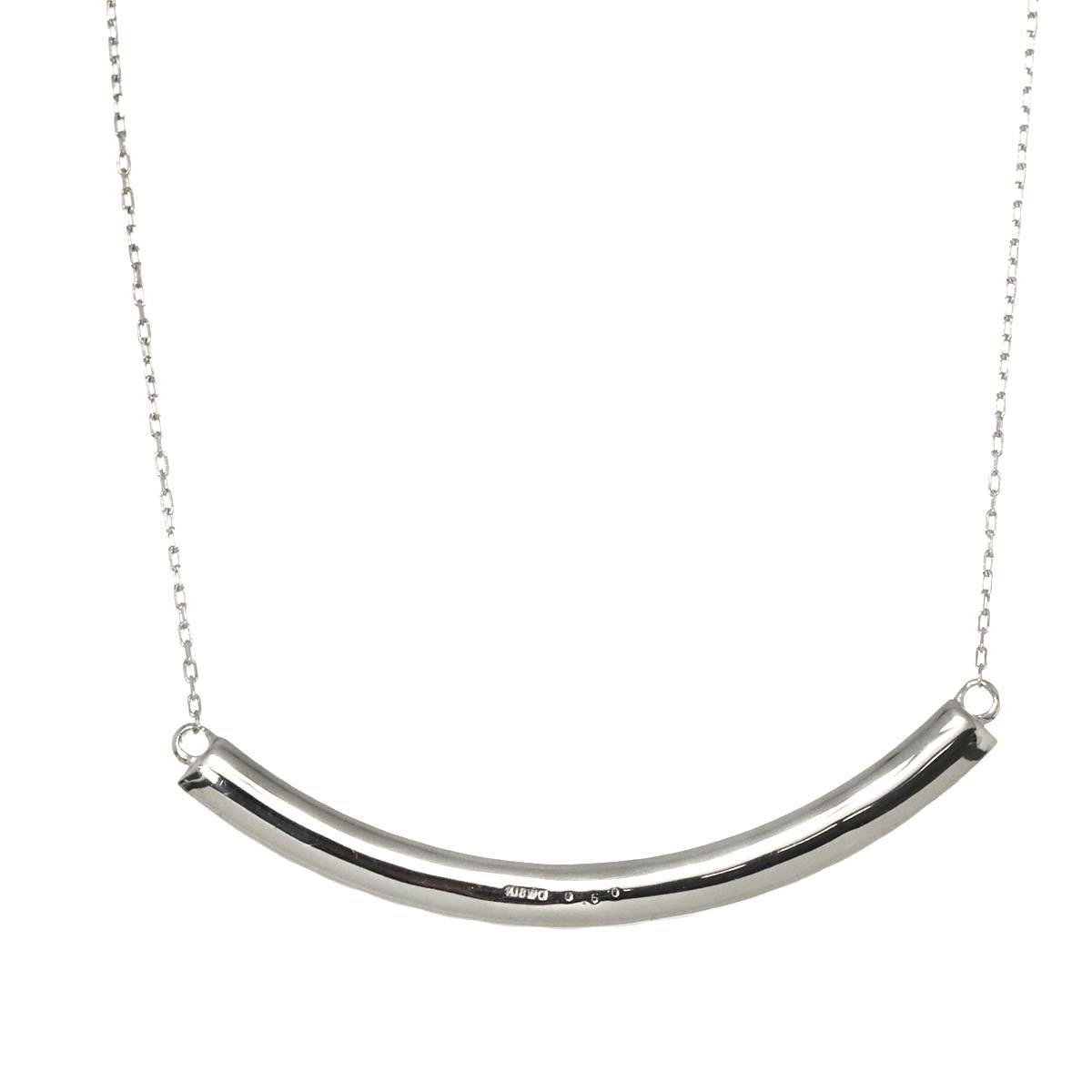 Diamond 0.50ct Necklace 18K WG White Gold 750