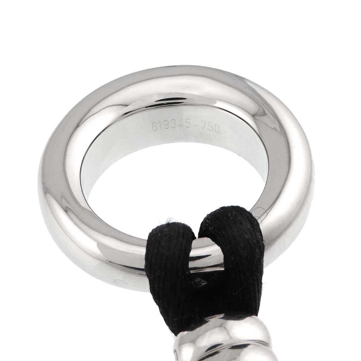 Diamond Necklace 18K WG White Gold 750