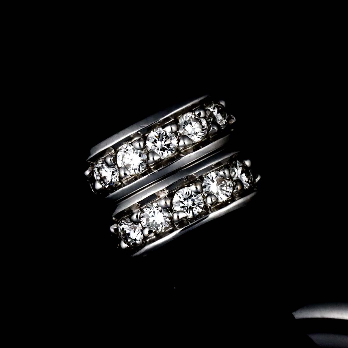 Diamond Necklace 18K WG White Gold 750