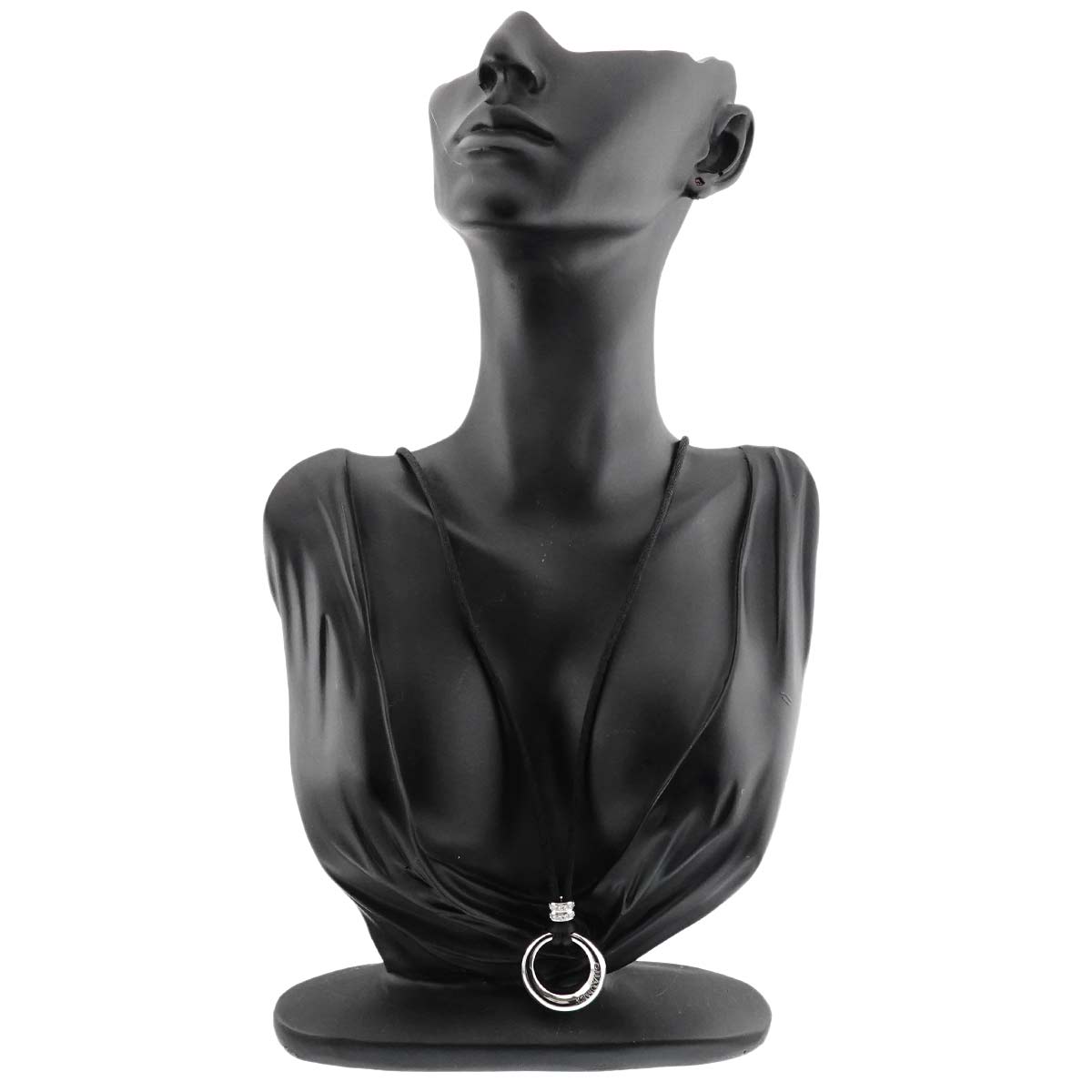 Diamond Necklace 18K WG White Gold 750