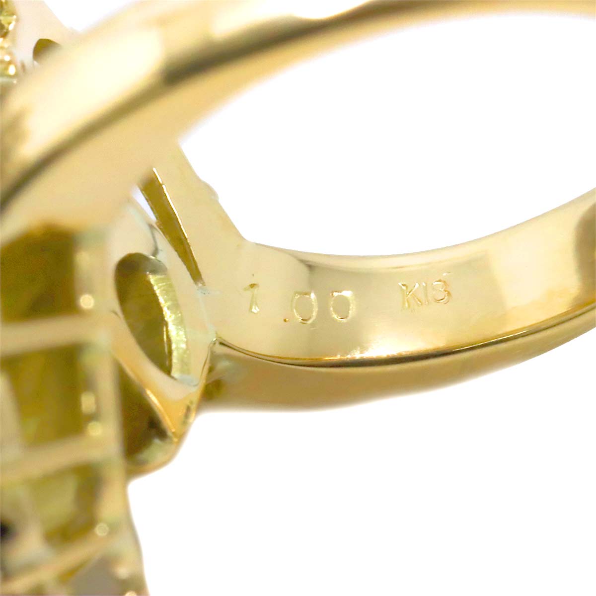 South Sea pearl 15.8mm Diamond 1.00ct Ring 18K K18 YG 750 7.5(US)