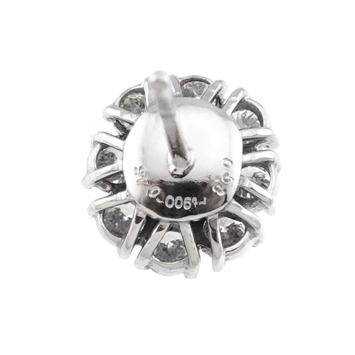 Ruby 0.58ct/0.47ct Diamond 0.45ct/0.45ct Earrings Pierced Pt