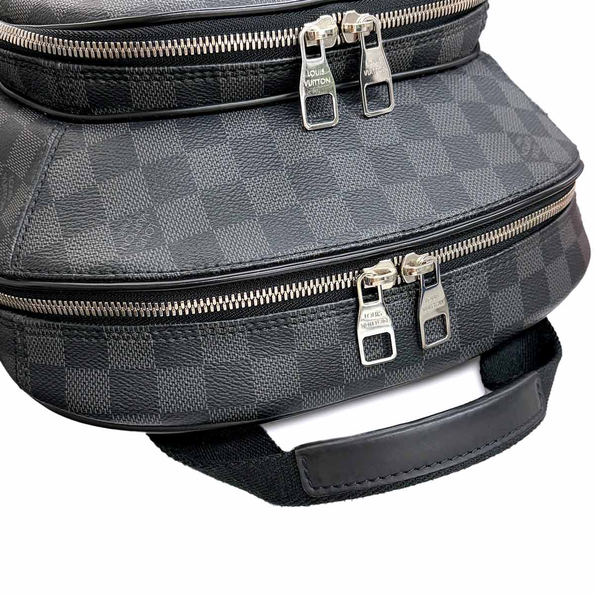 Damier Graphite Michael Backpack Black Gray N58024 Purse