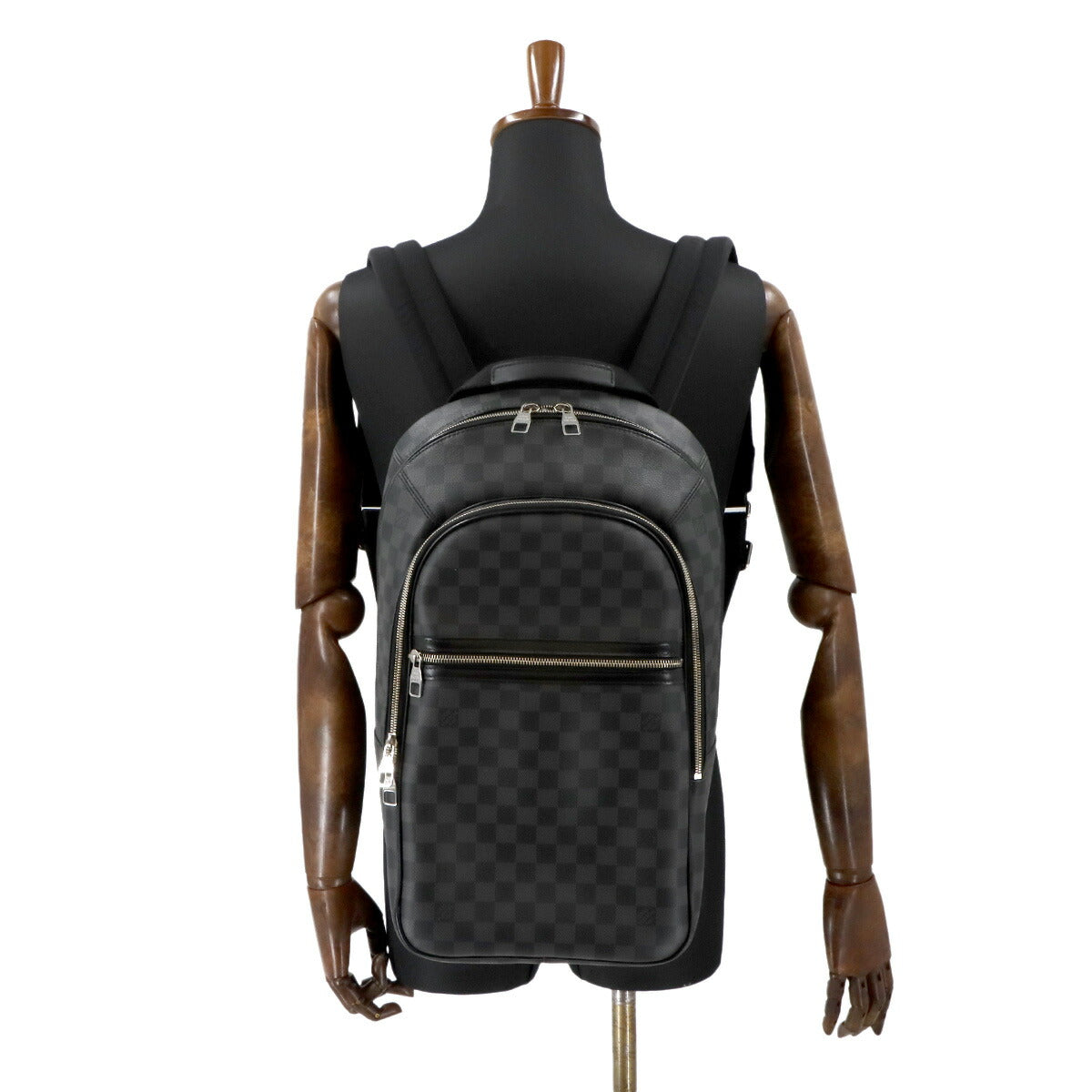 Damier Graphite Michael Backpack Black Gray N58024 Purse