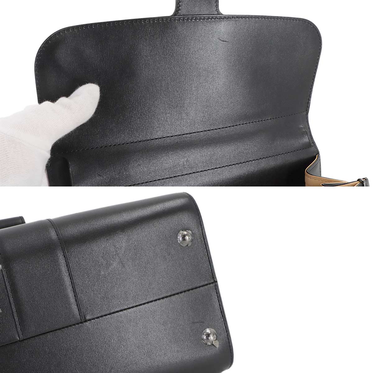 Brillant L'Humour MM Hand Shoulder Bag Leather Noir