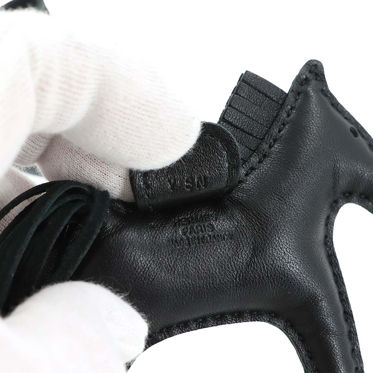 Rodeo PM Bag Charm Agneau Milo So Black