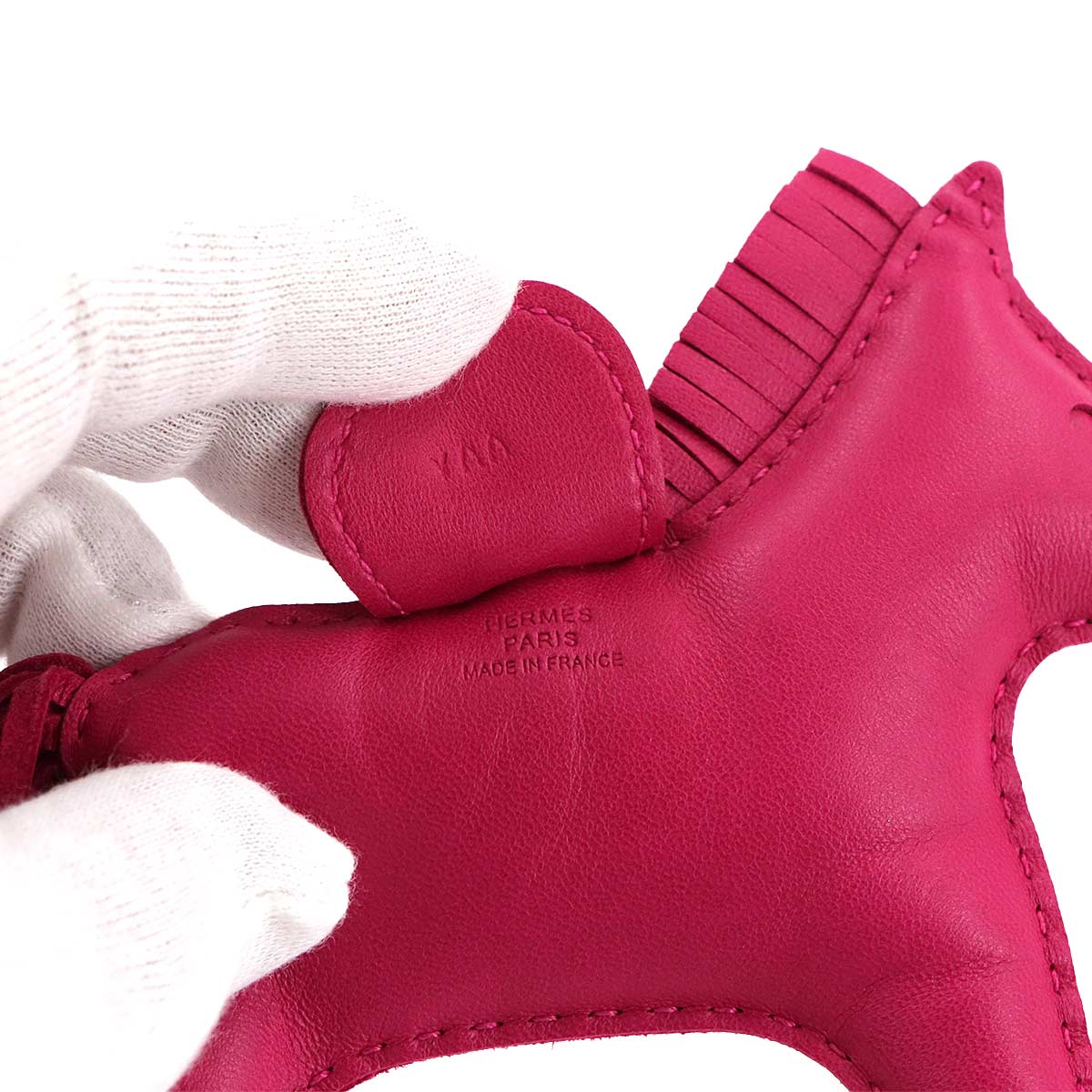 Rodeo MM Bag Charm Agneau Milo Rose Mexicoe