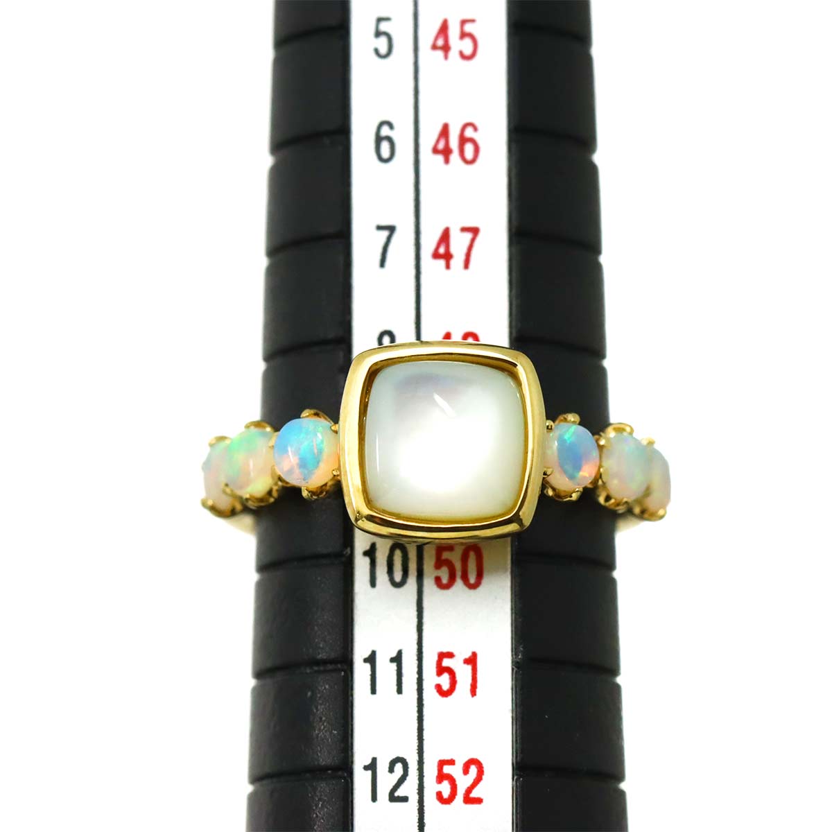 PERLITA MOP Opal Ring 18K YG 750 Size5-5.25(US)