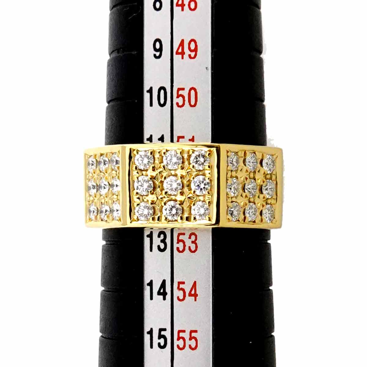 Diamond 0.52ct Ring 18K YG 750 Size6(US)