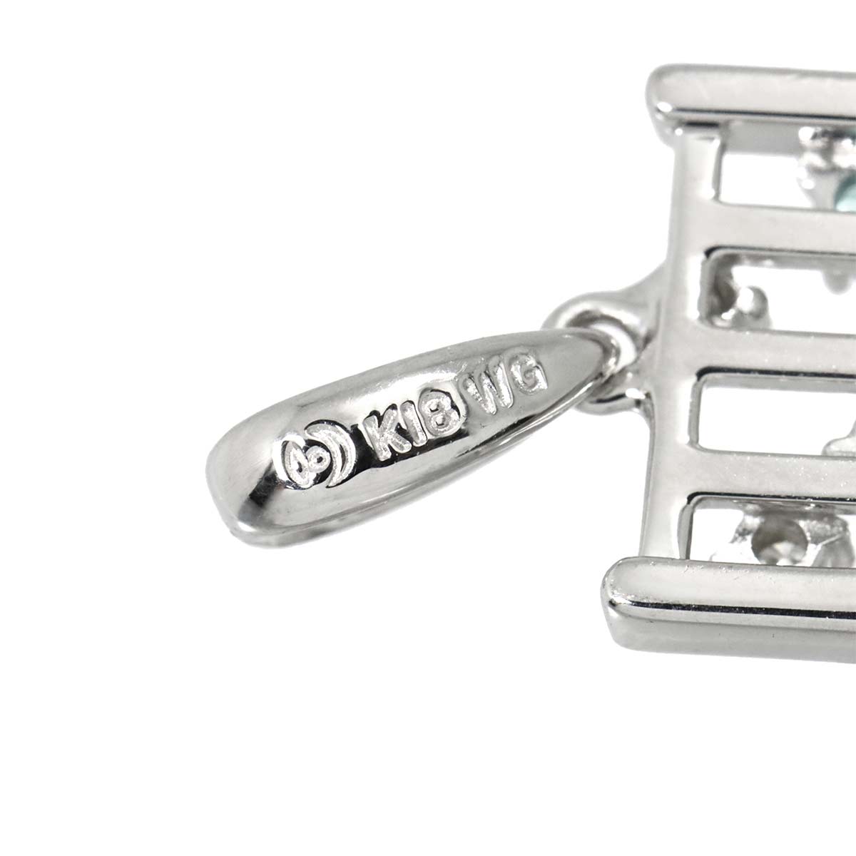 Tourmaline Pendant Top 18K WG 750