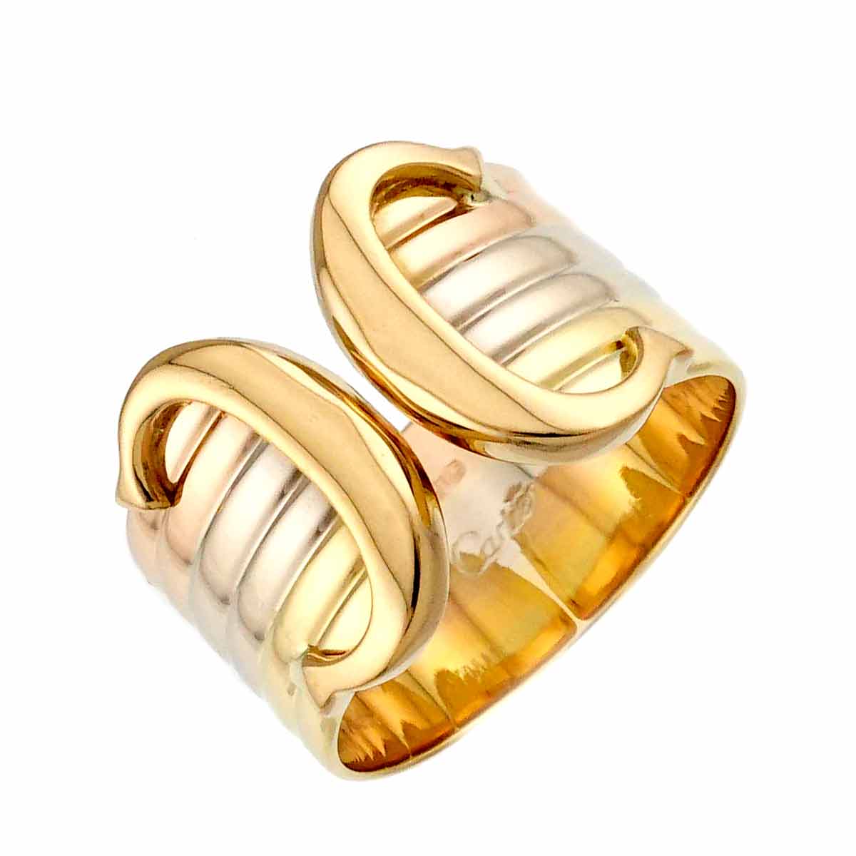 C2 Ring 18K YG WG PG 750 Size52 5.25(US)