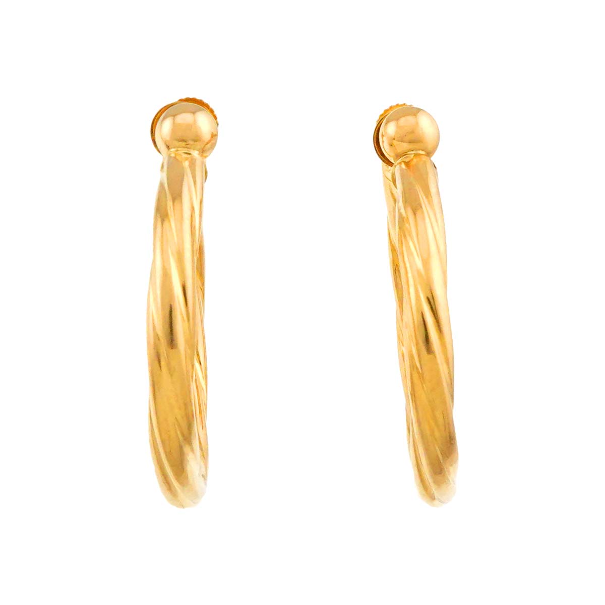 Foop Earrings 18K Yellow Gold 750