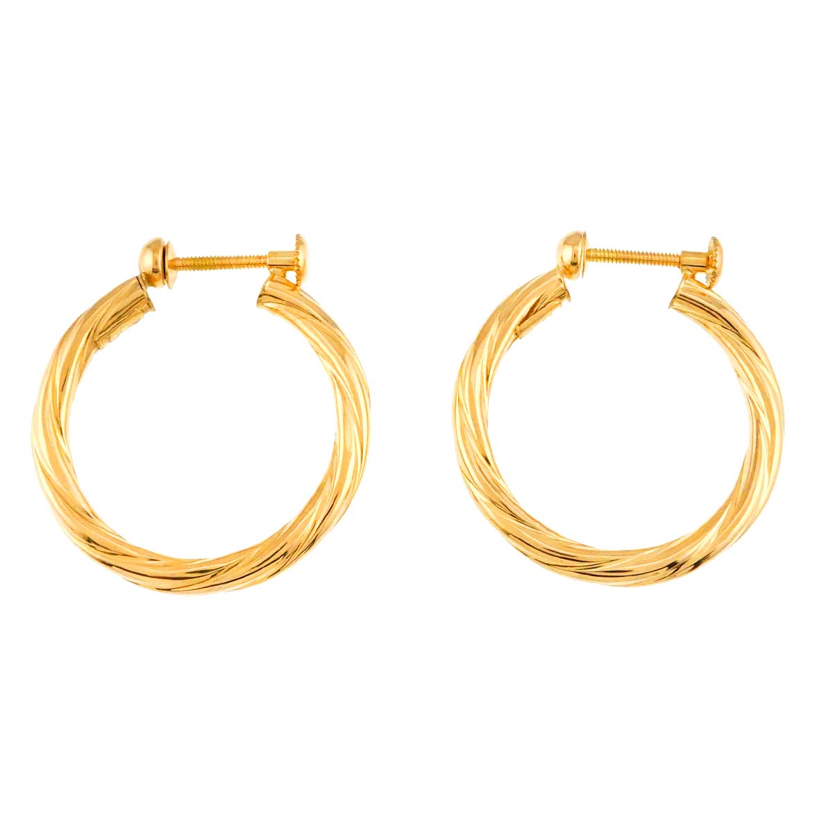 Foop Earrings 18K Yellow Gold 750