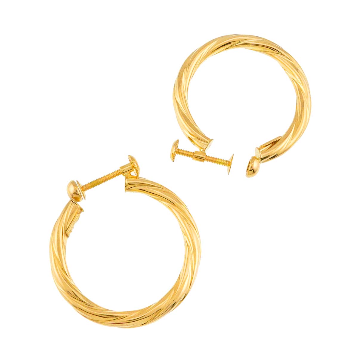 Foop Earrings 18K Yellow Gold 750
