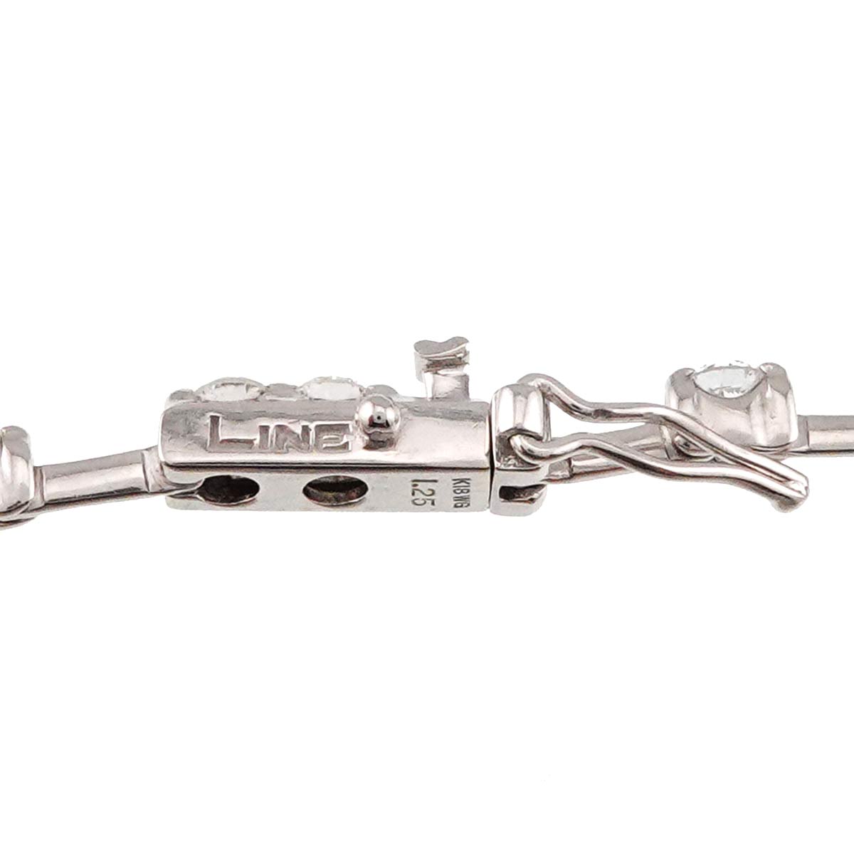 Diamond 1.25ct Bracelet 18K White Gold 750