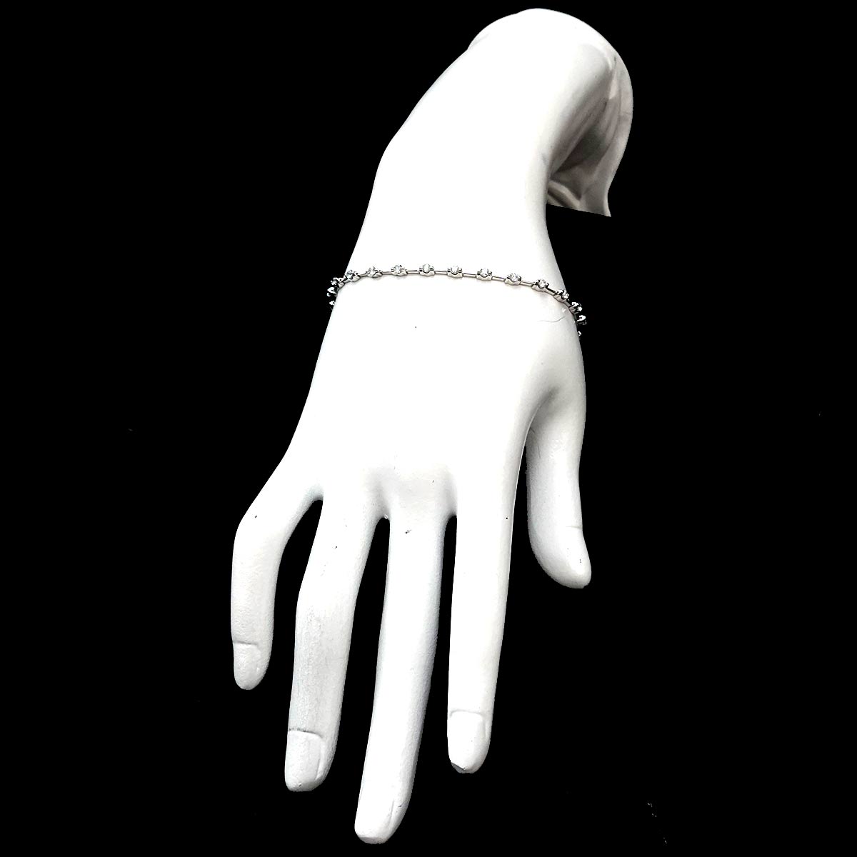 Diamond 1.25ct Bracelet 18K White Gold 750
