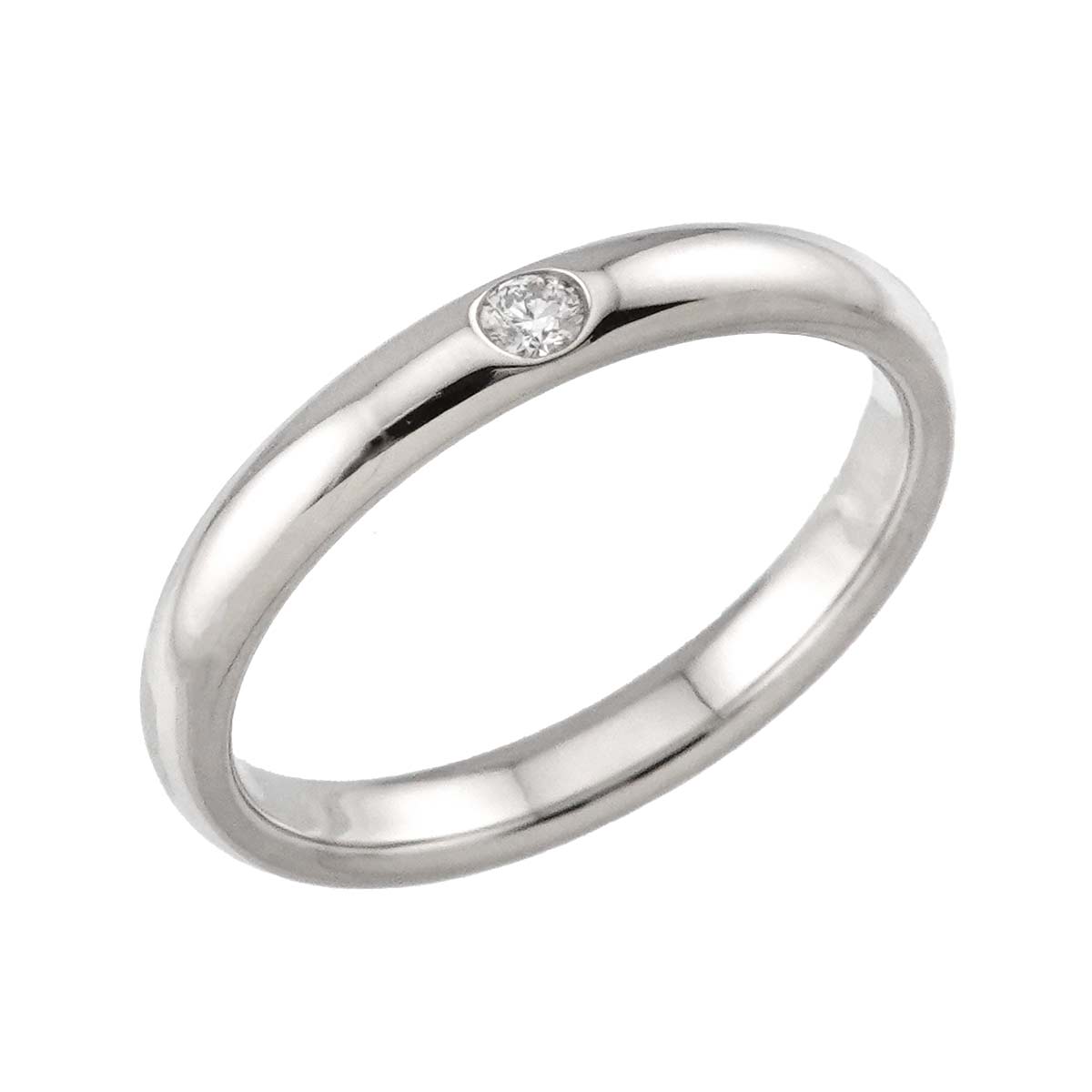 Diamond Ring Pt Platinum size6.75(US)