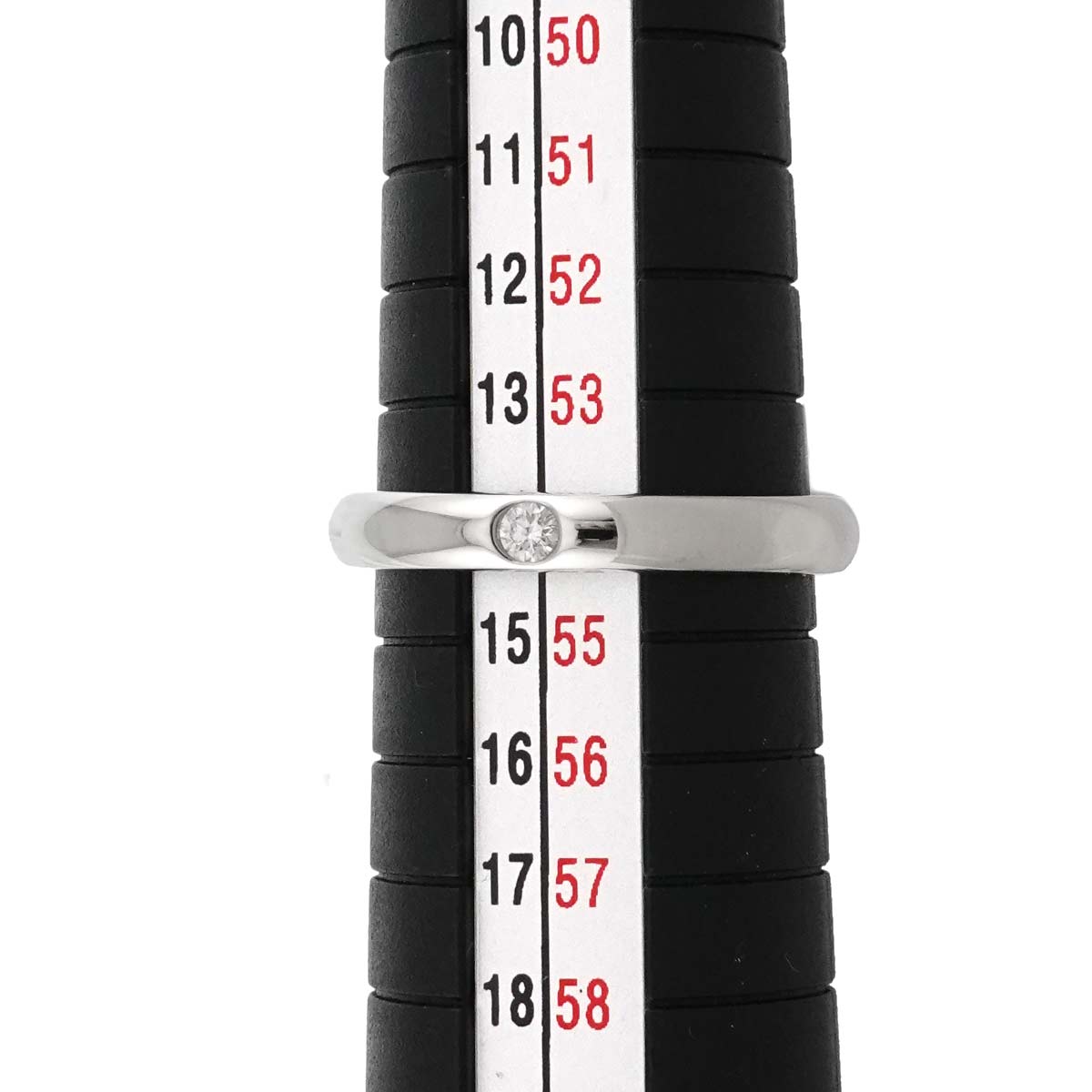 Diamond Ring Pt Platinum size6.75(US)