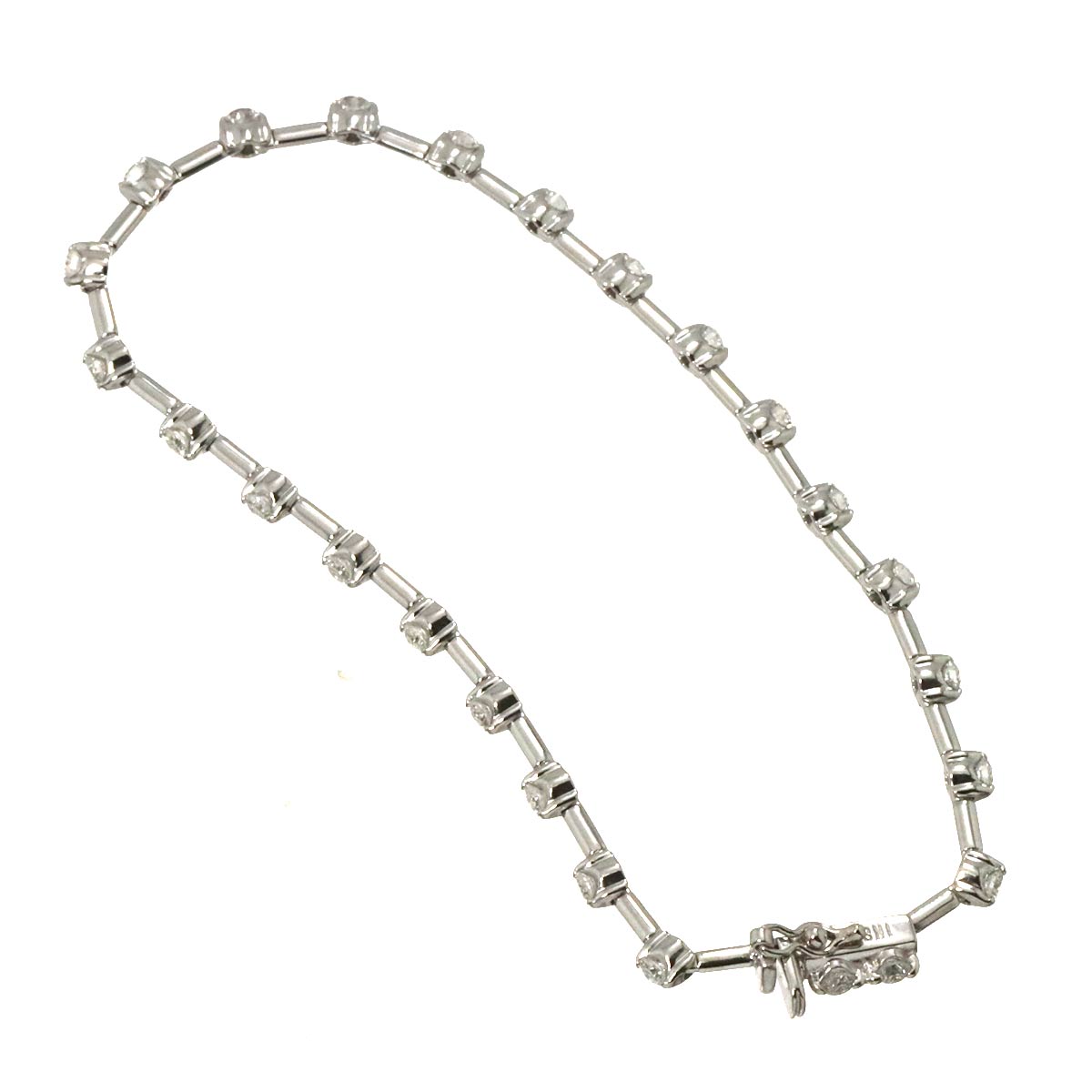 Diamond 1.25ct Bracelet 18K White Gold 750