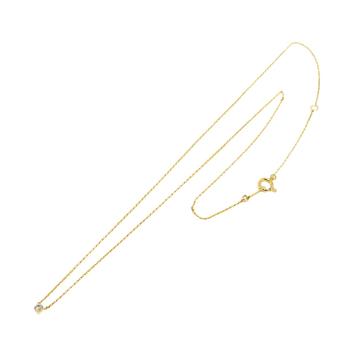 Diamond Necklace 18K Yellow Gold 750