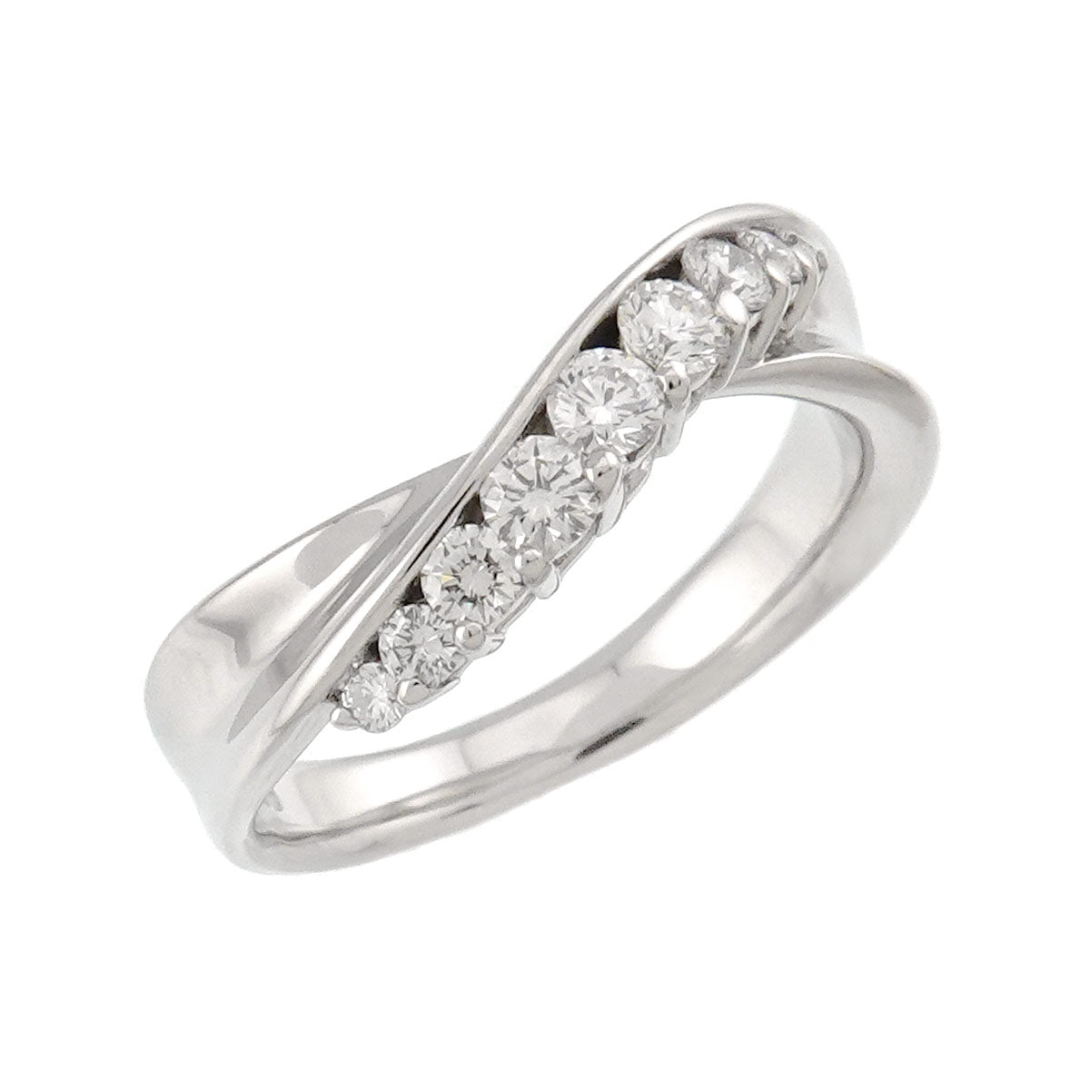 Diamond 0.39ct Ring Pt Platinum size6.25-6.5(US)