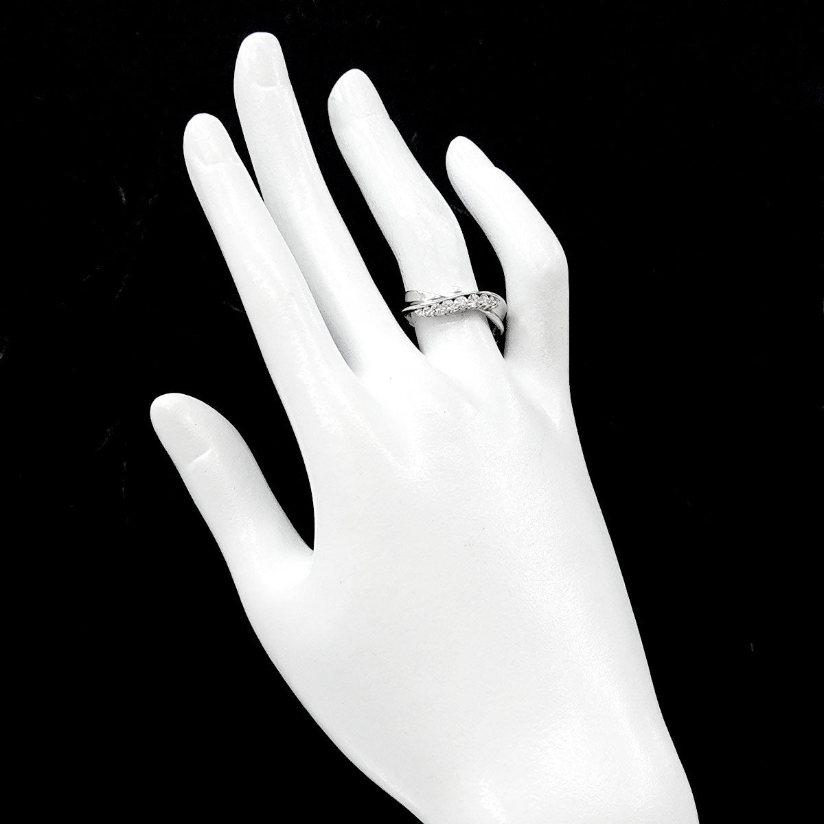 Diamond 0.39ct Ring Pt Platinum size6.25-6.5(US)