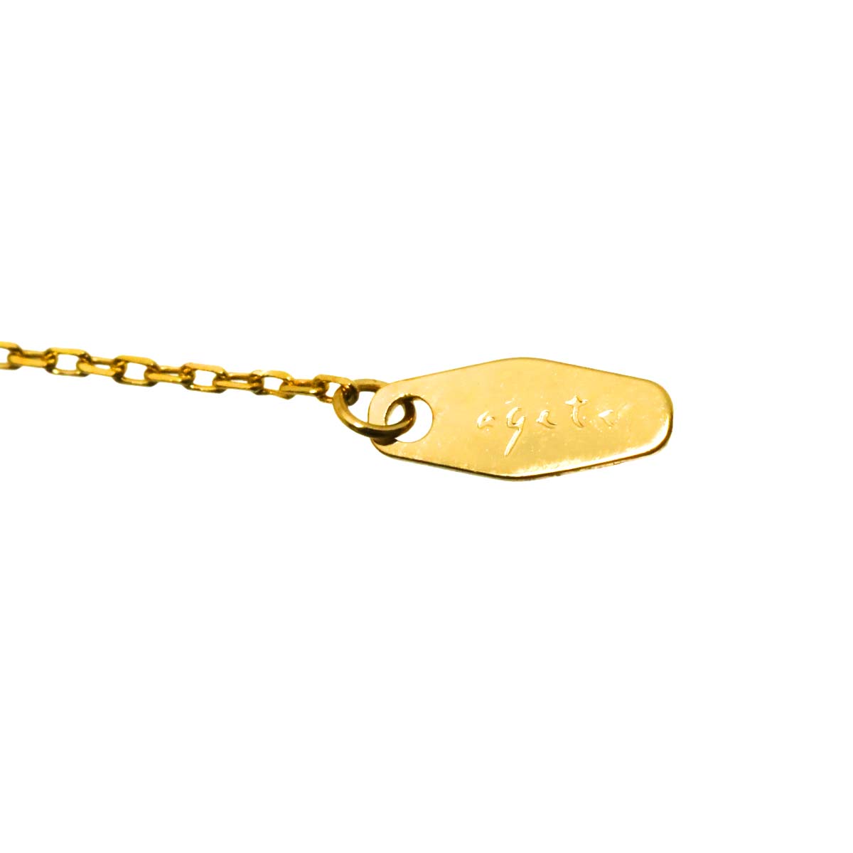 Diamond 0.20ct Necklace 18K YG Yellow Gold 750