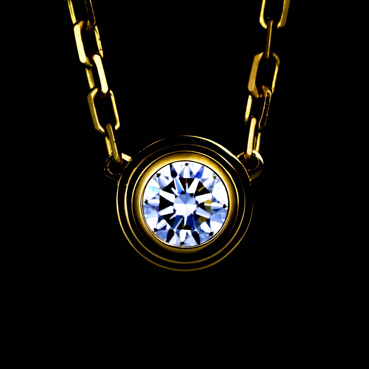 d Amour Diamond Necklace LM 18K Yellow Gold 750