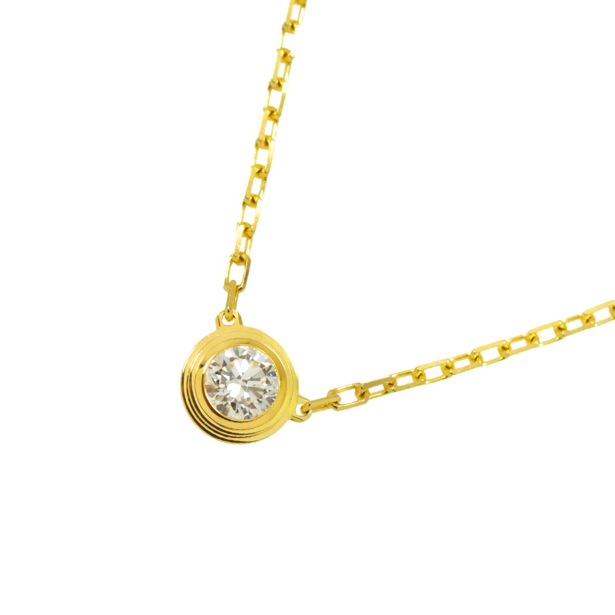d Amour Diamond Necklace LM 18K Yellow Gold 750