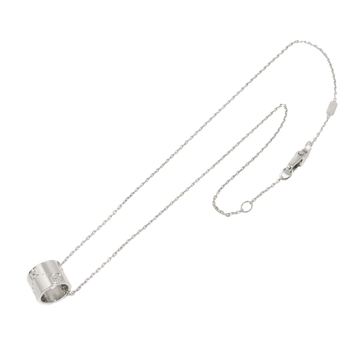 Icon Necklace 18K White Gold 750