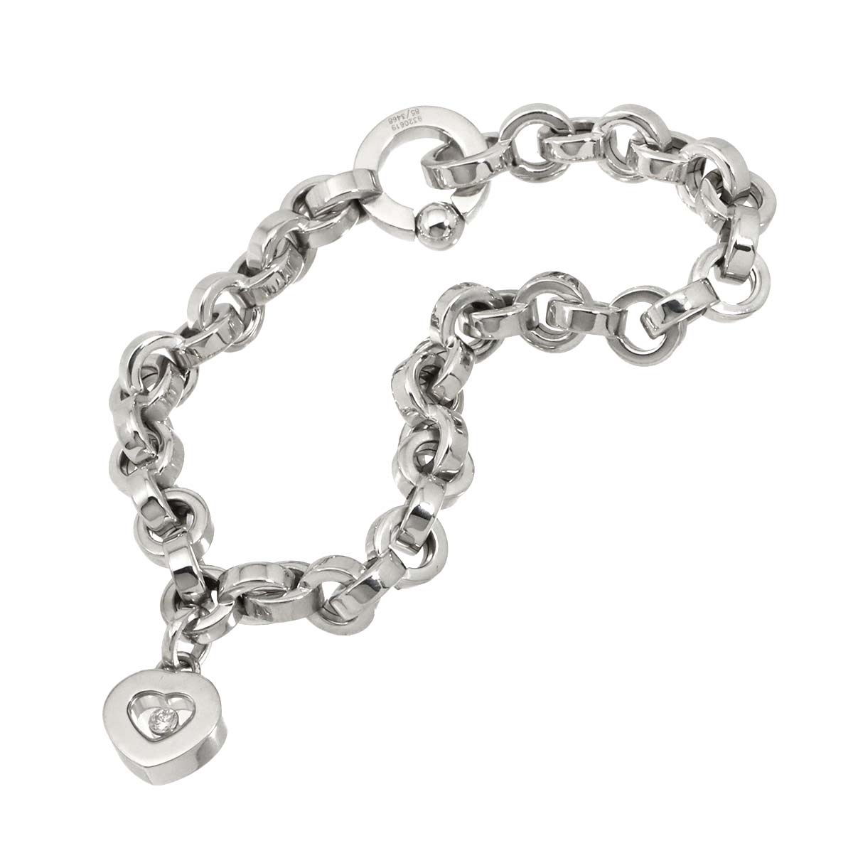 Happy Heart Diamond Bracelet 18K WG 750