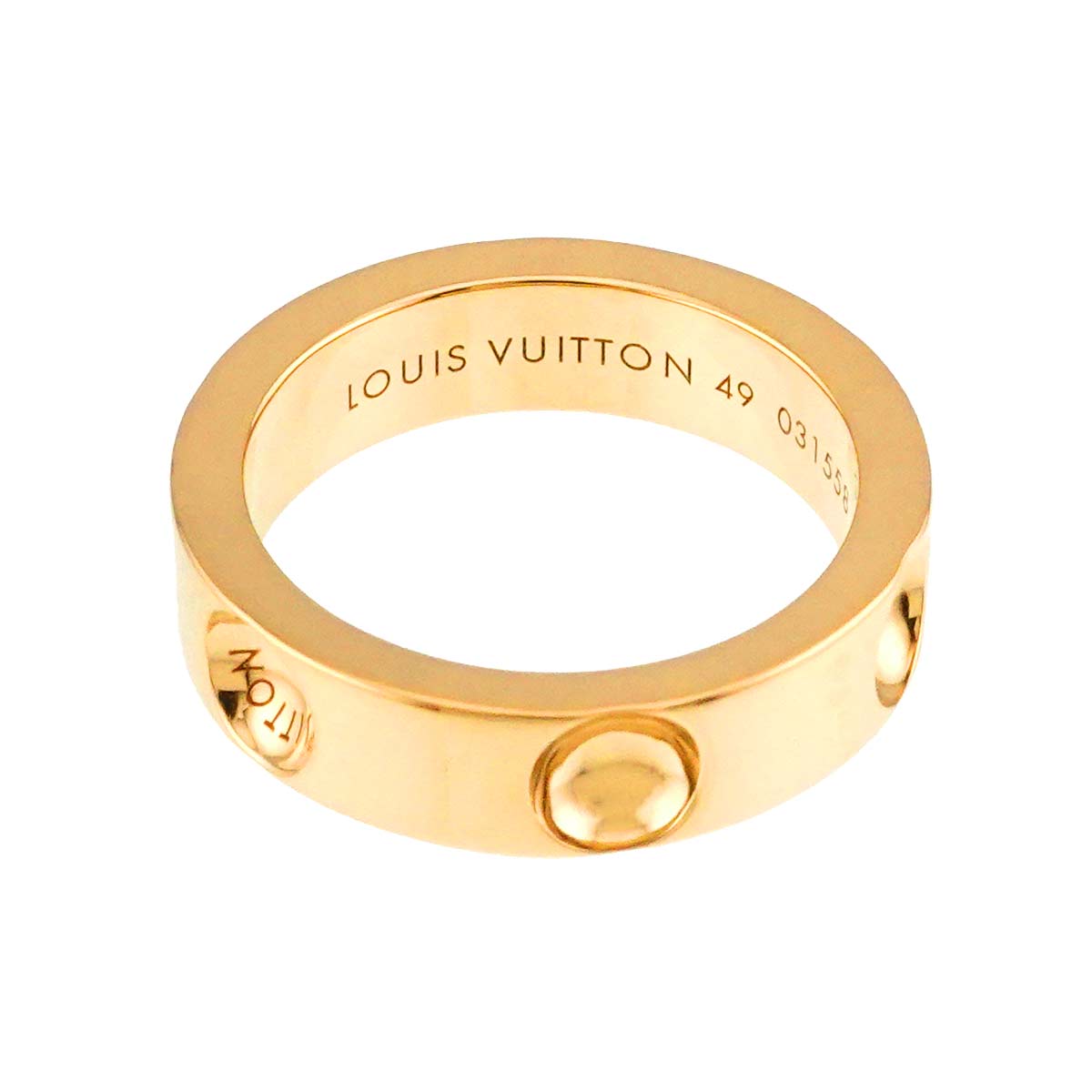 Petite Berg Anplant Ring 18K YG 750 size49 4.75-5(US)